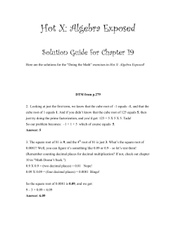 Ch. 19 Solutions - DanicaMcKellar.com