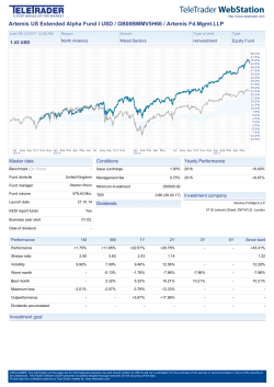 Artemis US Extended Alpha Fund I USD