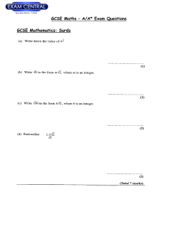GCSE Mathematics A and A Star Question Bank