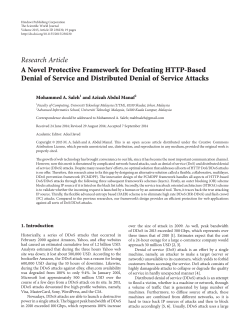 A Novel Protective Framework for Defeating HTTP
