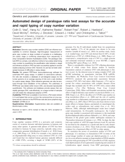 Automated design of paralogue ratio test assays for the accurate