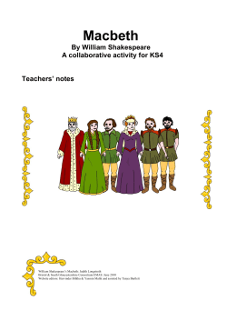 Macbeth Collaborative Activity