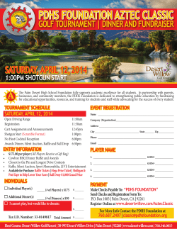 PDHS foUNDAtIoN AZtEC CLASSIC