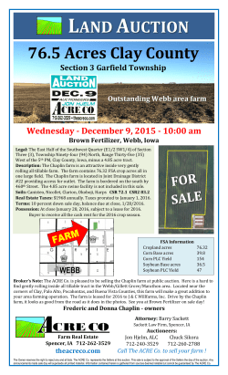 76.5 Acres Clay County LAND AUCTION