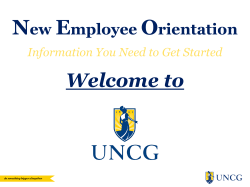 New Employee Orientation