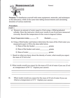 Measurement Lab - Old Saybrook Public Schools