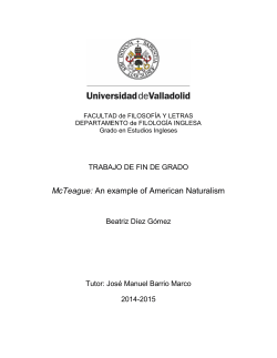 McTeague: An example of American Naturalism