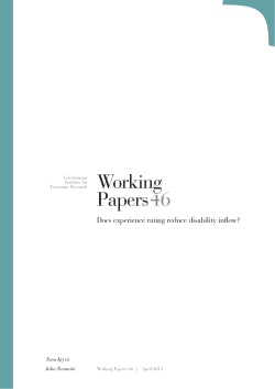 julkaisun nimi - Valtion taloudellinen tutkimuskeskus