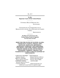 No. 15-7 In the Supreme Court of the United States v.