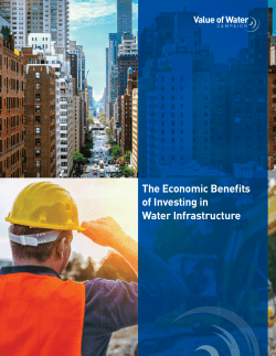 The Economic Benefits of Investing in Water Infrastructure