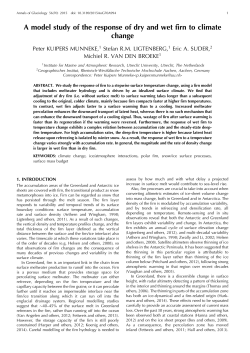 A model study of the response of dry and wet firn to climate change