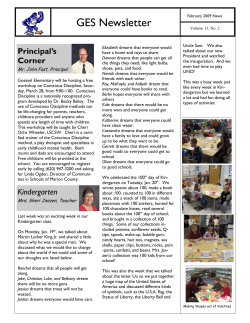 Newsletter Winter 09