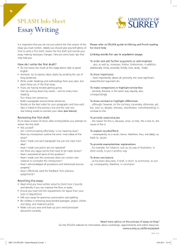 Essay Writing
