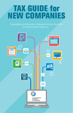 Tax Guide for New Companies