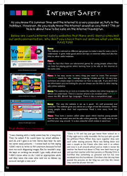 INTERNET SAFETY