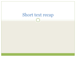Short text quiz - englishatnayland