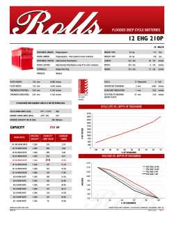 12 EHG 210P - Rolls Battery