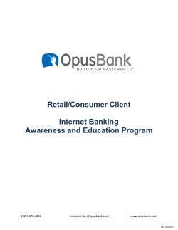 Personal Online Banking Awareness Guide