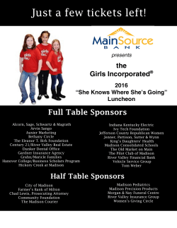 Luncheon - Girls Inc of Jefferson County
