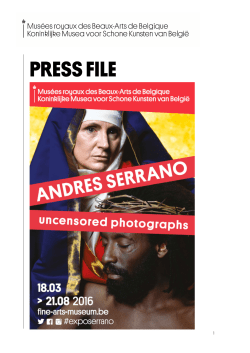 PRESS FILE - Royal Museums of Fine Arts of Belgium