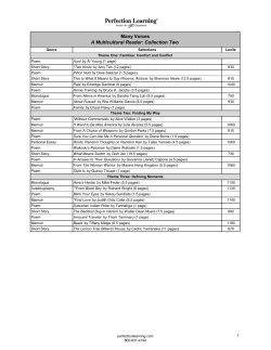 Lexile Levels - Perfection Learning