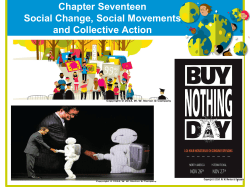 Chapter Seventeen Social Change, Social Movements and