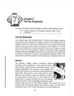 Chapter 6 The Six Kingdoms