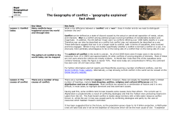 The Geography of My Stuff &ndash; `geography explained`