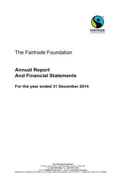 The Fairtrade Foundation