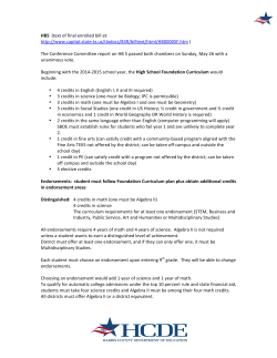 change testing and high school graduation requirements
