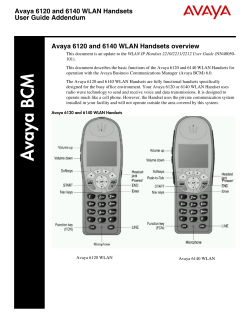 Avaya BCM - Avaya Support