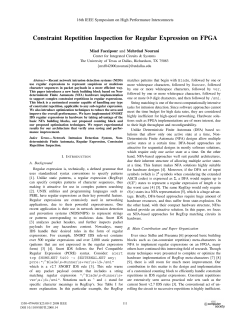 Constraint Repetition Inspection for Regular