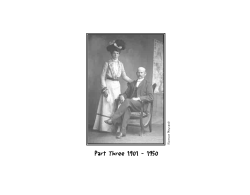 Part Three 1901 - 1950