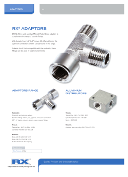 rx&reg; adaptors
