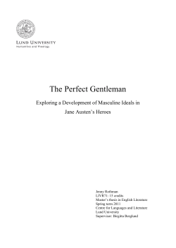 The Perfect Gentleman - Lund University Publications