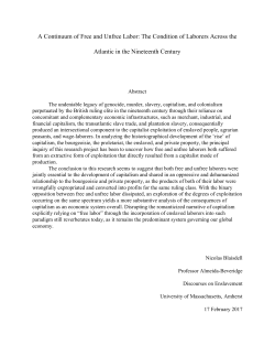 Discourses on Enslavement