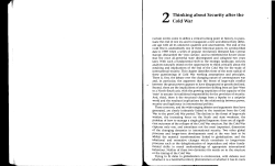 2 Thinking about Security after the Cold War