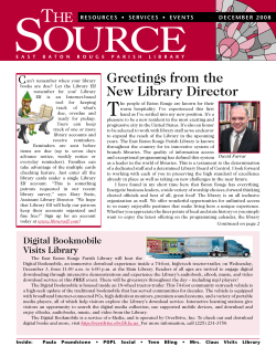 December - East Baton Rouge Parish Library