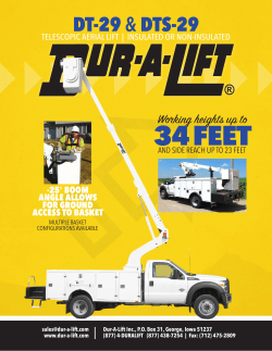 34 FEET - Dur-A-Lift