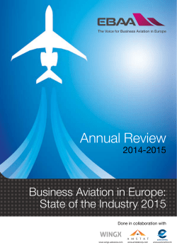 Annual Review - European Business Aviation Association