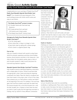 Really Good Activity Guide