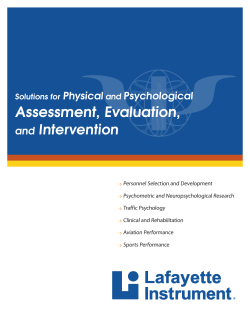 Assessment, Evaluation