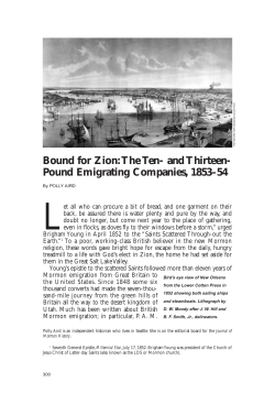 Bound for Zion:The Ten- and Thirteen- Pound