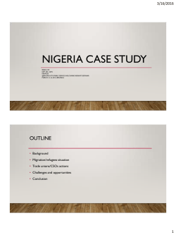 Nigeria case study