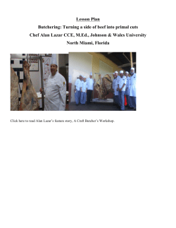 meat fabrication workshop