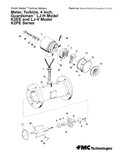 Meter, Turbine, 4 Inch, Guardsman&trade; LJ-H Model K2EE and LJ