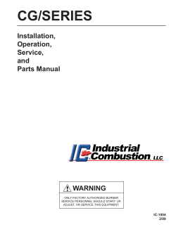 IC-SA-1004 CG Series Manual 2-2009