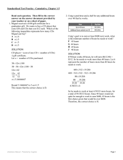Read each question. Then fill in the correct answer on the answer