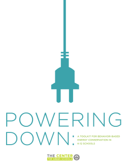 a toolkit for behavior-based energy conservation in k