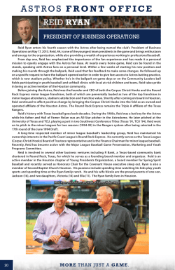 astros front office - Neeley School of Business